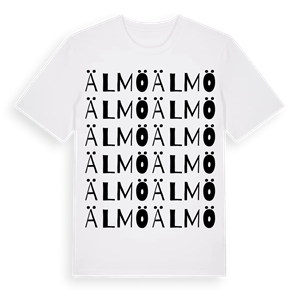 Älmö ordlek t-shirt – ekologisk bomull t-shirt från Pinshirt