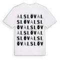 Alslöv ordlek t-shirt