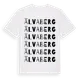 White t-shirt med Älvaberg ordlek t-shirt