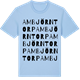 Blue Soul t-shirt med Ambjörntorp ordlek t-shirt