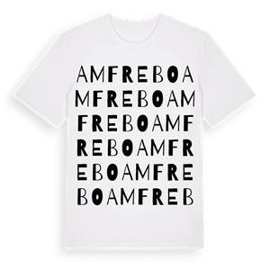 Amfrebo ordlek t-shirt – ekologisk bomull t-shirt från Pinshirt