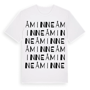 Åminne ordlek t-shirt – ekologisk bomull t-shirt från Pinshirt