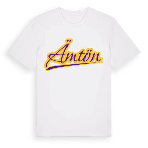Ämtön baseball t-shirt – ekologisk bomull t-shirt från Pinshirt