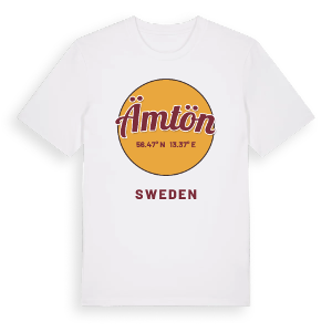 Ämtön cirkel t-shirt – ekologisk bomull t-shirt från Pinshirt