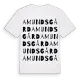 Amundsgård ordlek t-shirt
