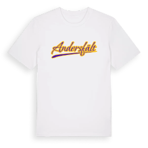 Andersfält baseball t-shirt – ekologisk bomull t-shirt från Pinshirt