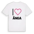 Jag älskar Änga t-shirt stort tryck