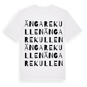 Ängarekullen ordlek t-shirt – ekologisk bomull t-shirt från Pinshirt