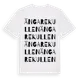 White t-shirt med Ängarekullen ordlek t-shirt