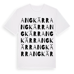 Angkärr ordlek t-shirt – ekologisk bomull t-shirt från Pinshirt