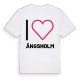 Jag älskar Ängsholm t-shirt stort tryck