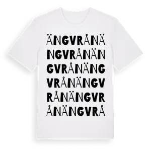 Ängvrån ordlek t-shirt – ekologisk bomull t-shirt från Pinshirt