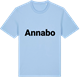 Blue Soul t-shirt med Annabo fetstil t-shirt