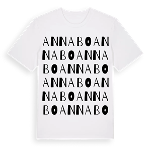 Annabo ordlek t-shirt – ekologisk bomull t-shirt från Pinshirt