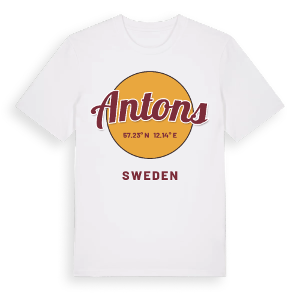 Antons cirkel t-shirt – ekologisk bomull t-shirt från Pinshirt