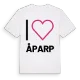 Jag älskar Åparp t-shirt stort tryck