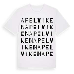 Apelviken ordlek t-shirt – ekologisk bomull t-shirt från Pinshirt