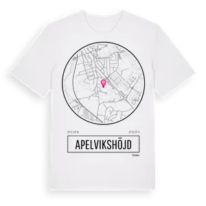 Apelvikshöjd t-shirt – ekologisk bomull t-shirt från Pinshirt