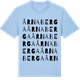 Blue Soul t-shirt med Årnaberga ordlek t-shirt