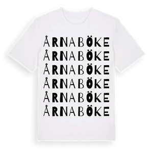 Årnaböke ordlek t-shirt – ekologisk bomull t-shirt från Pinshirt