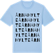 Blue Soul t-shirt med Årnahylte ordlek t-shirt