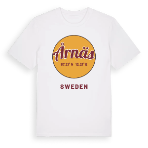 Årnäs cirkel t-shirt – ekologisk bomull t-shirt från Pinshirt