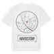 White t-shirt med Arvidstorp t-shirt