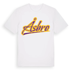 Åsbro baseball t-shirt – ekologisk bomull t-shirt från Pinshirt
