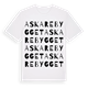 Askarebygget ordlek t-shirt