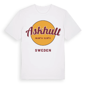 Askhult cirkel t-shirt – ekologisk bomull t-shirt från Pinshirt