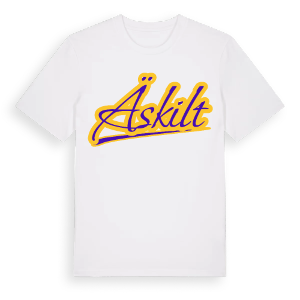 Äskilt baseball t-shirt – ekologisk bomull t-shirt från Pinshirt