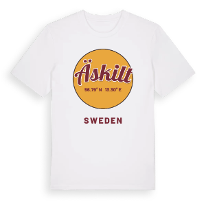 Äskilt cirkel t-shirt – ekologisk bomull t-shirt från Pinshirt