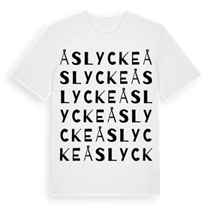 Åslycke ordlek t-shirt – ekologisk bomull t-shirt från Pinshirt