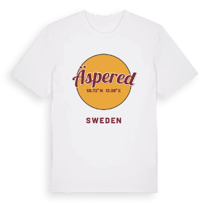 Äspered cirkel t-shirt – ekologisk bomull t-shirt från Pinshirt