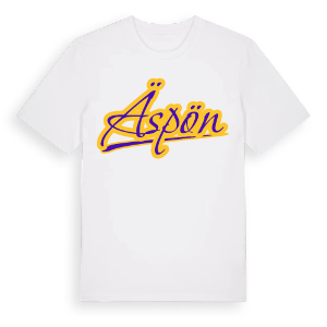 Äspön baseball t-shirt – ekologisk bomull t-shirt från Pinshirt