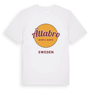 Ättabro cirkel t-shirt – ekologisk bomull t-shirt från Pinshirt