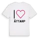 Jag älskar Ättarp t-shirt stort tryck