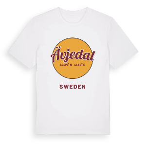 Ävjedal cirkel t-shirt – ekologisk bomull t-shirt från Pinshirt