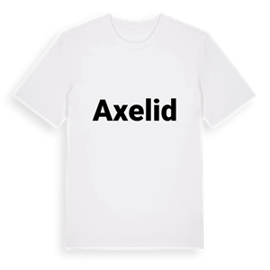 Axelid fetstil t-shirt – ekologisk bomull t-shirt från Pinshirt
