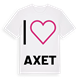 Jag älskar Axet t-shirt stort tryck