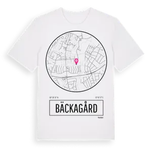 Bäckagård t-shirt – ekologisk bomull t-shirt från Pinshirt
