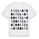 Bäckagård ordlek t-shirt