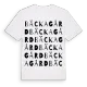 Bäckagård ordlek t-shirt
