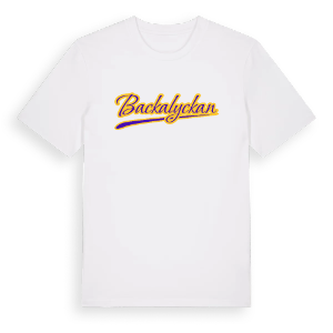 Backalyckan baseball t-shirt – ekologisk bomull t-shirt från Pinshirt