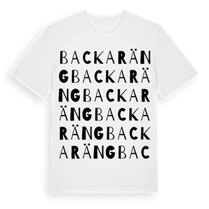Backaräng ordlek t-shirt – ekologisk bomull t-shirt från Pinshirt