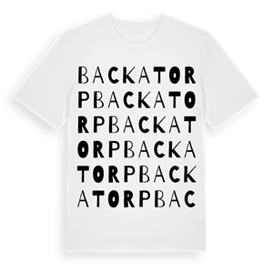 Backatorp ordlek t-shirt – ekologisk bomull t-shirt från Pinshirt