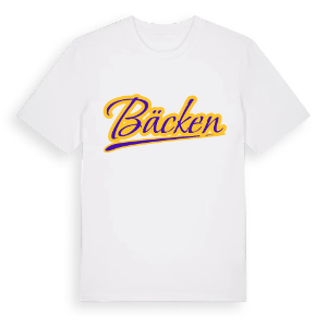 Bäcken baseball t-shirt – ekologisk bomull t-shirt från Pinshirt