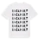 White t-shirt med Backhult ordlek t-shirt