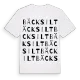 Bäcksilt ordlek t-shirt