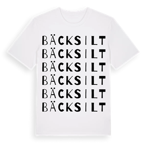 Bäcksilt ordlek t-shirt – ekologisk bomull t-shirt från Pinshirt